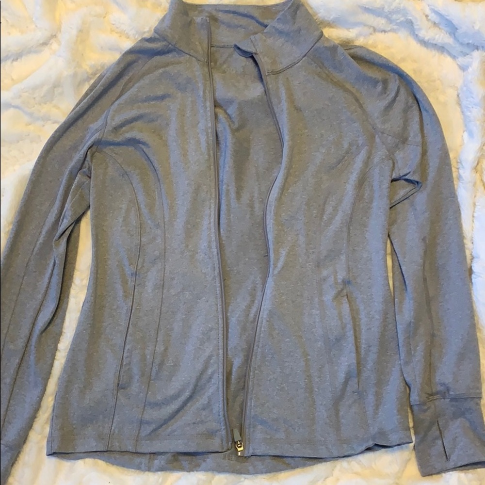 90 Degree By Reflex Grey Zip Up